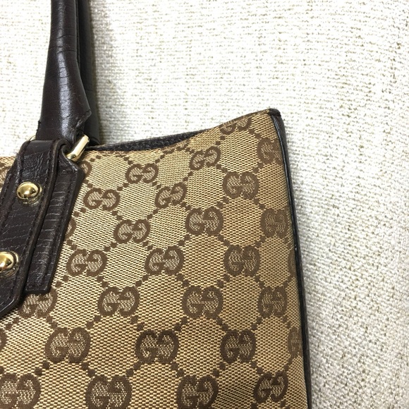 Authentic Gucci Horsebit tote bag - Picture 4 of 15